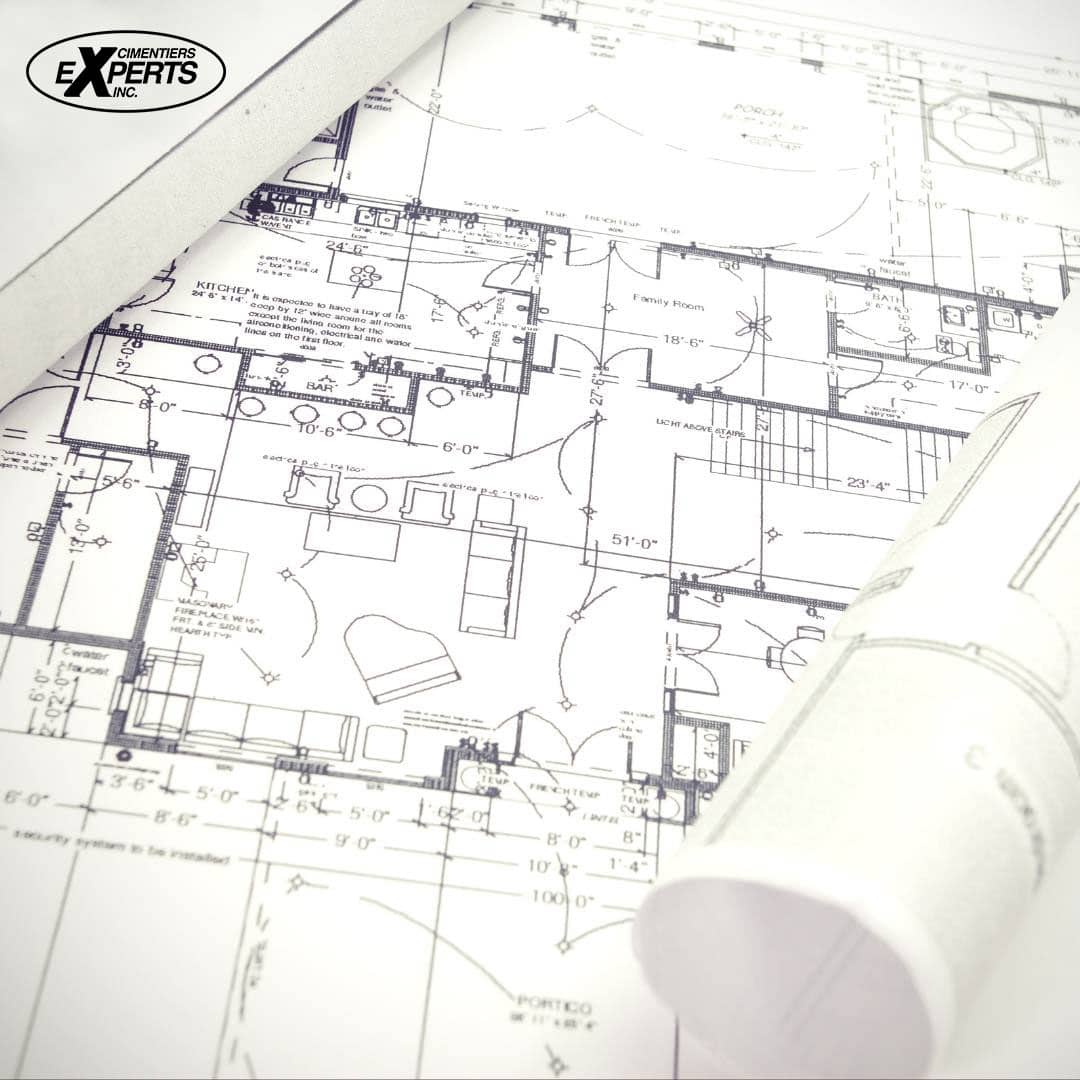 Plans pour plancher de béton | Cimentiers Experts