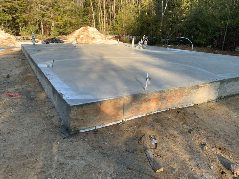 Concrete slab on site | Cimentiers Experts